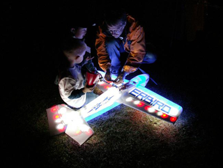Illustration for article titled LED Plane Is More Like An R/C Comet